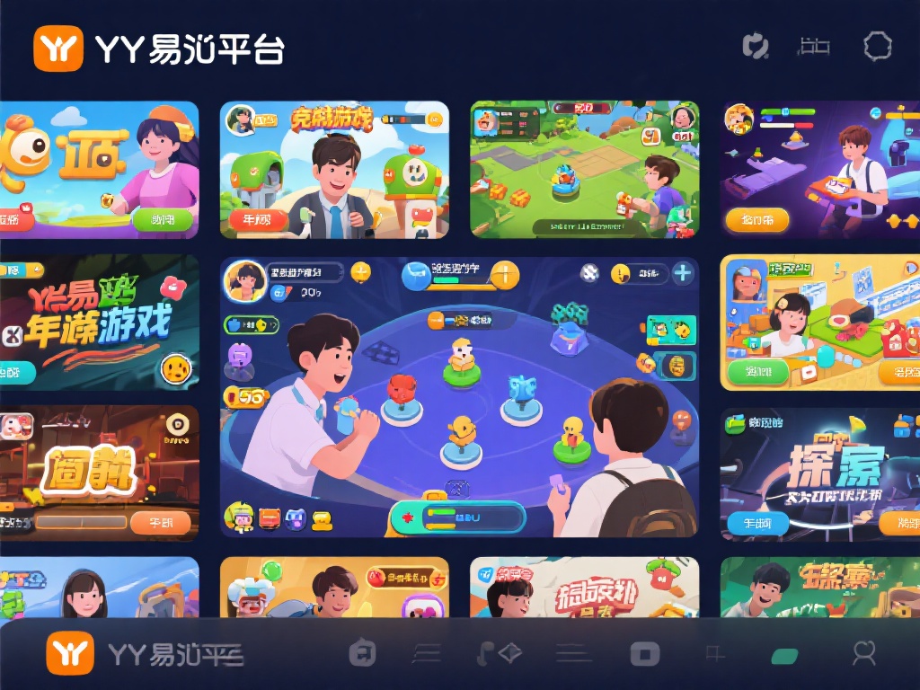多样化游戏类型，适合年龄层广泛的玩家
YY易游平