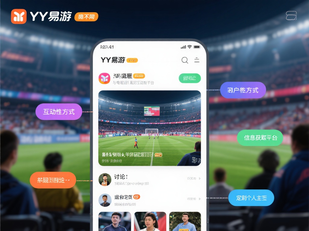 与传统的赛事观看不同，YY易游平台带来了更具互动性