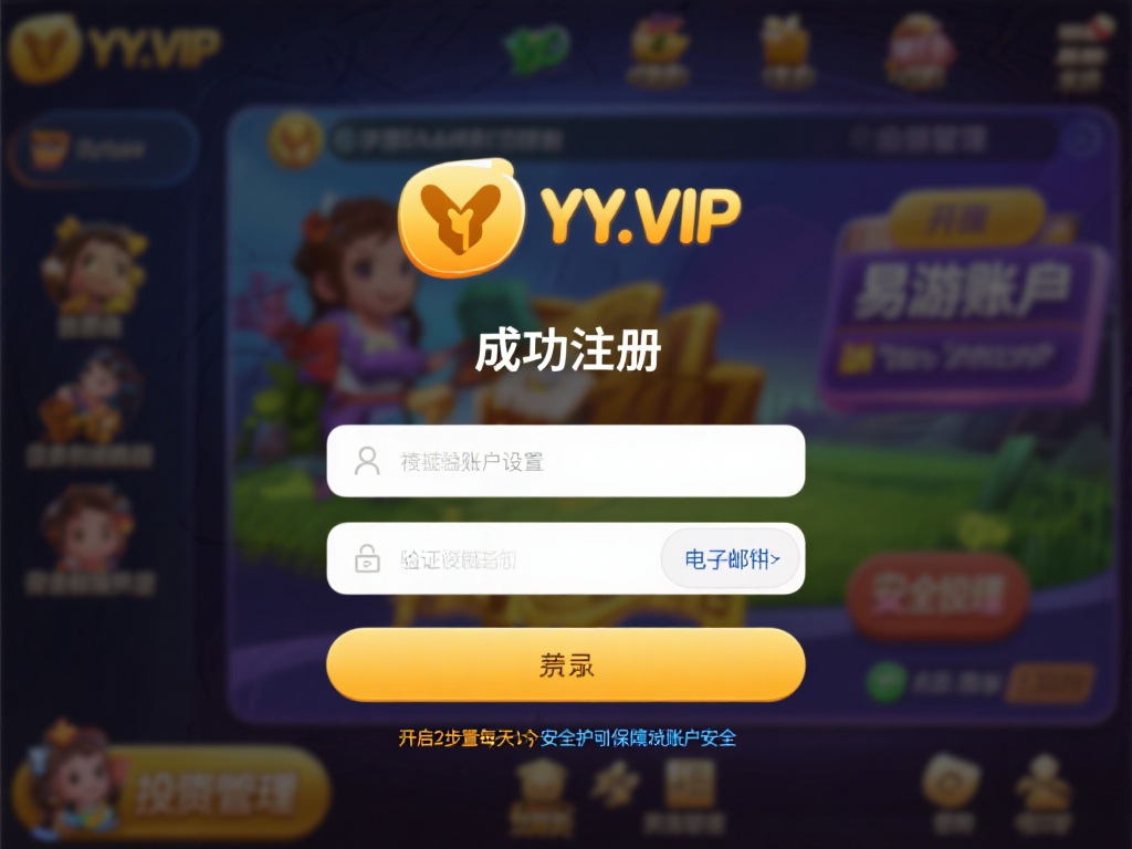 成功注册yy.vip易游账户是开始游戏的第一步。注